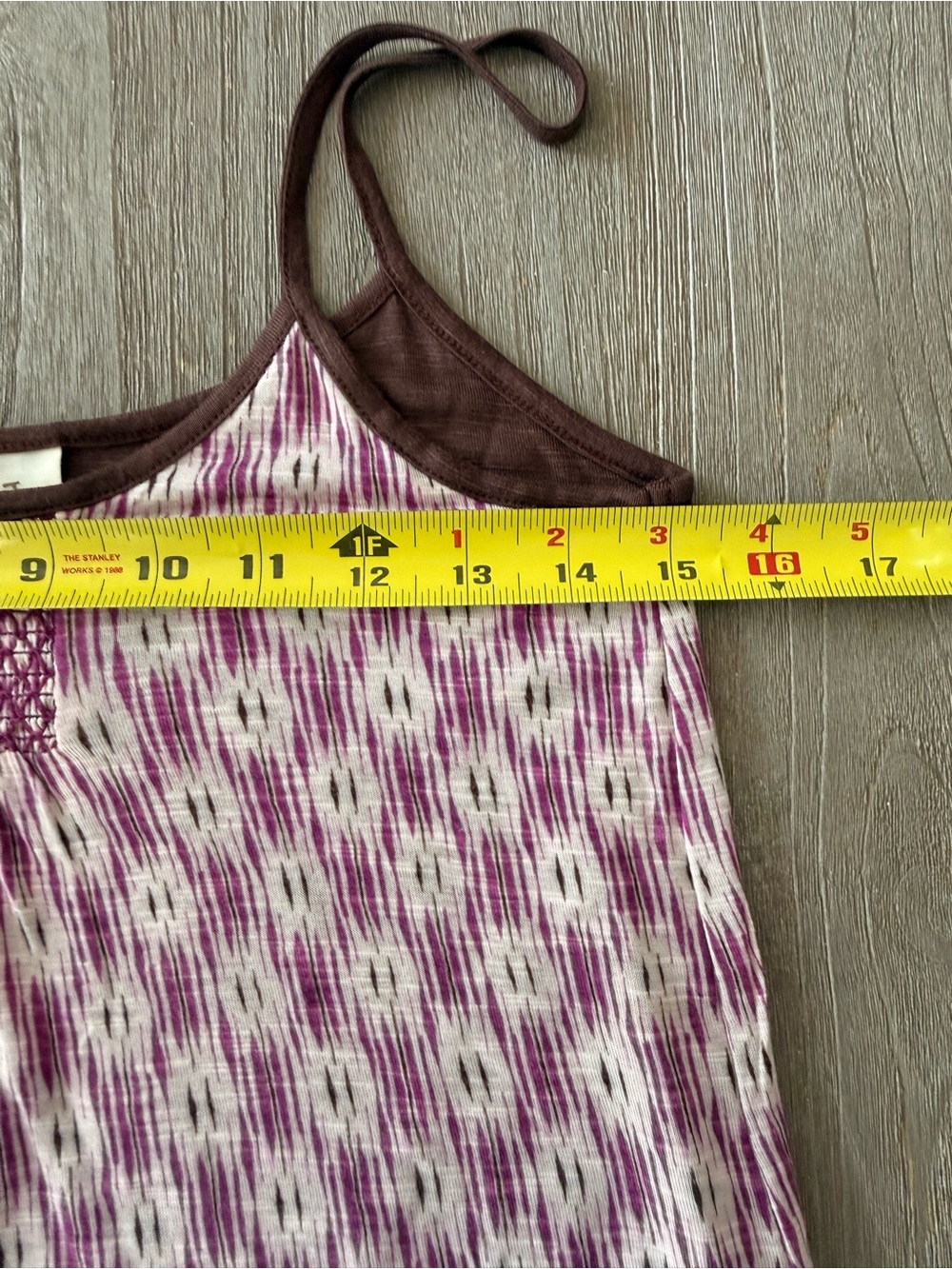 Matilda Jane Women’s Boho Tank Top Ikat Block Print Size S - Picture 4 of 5